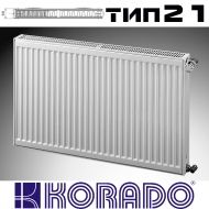 KORADO Radik, panel steel radiator type 21, 500x400 - 569 W